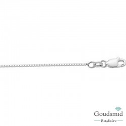 Zilveren collier venetiaans 1,1mm 45cm