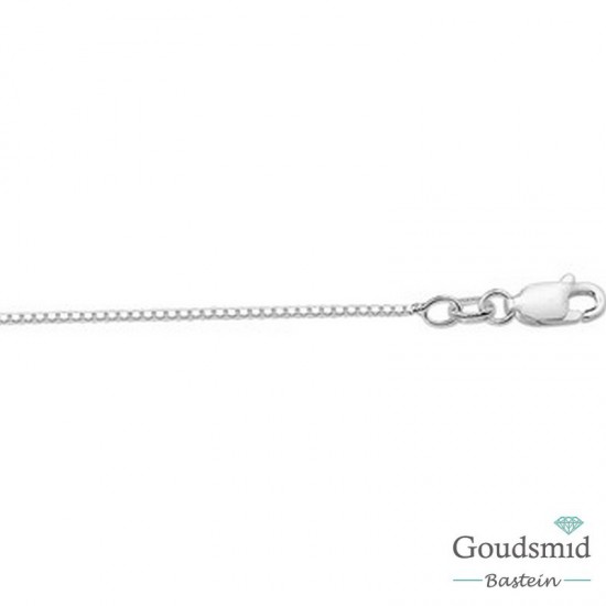 Zilveren collier venetiaans 1,1mm 45cm