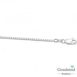 Zilveren collier venetiaans 1,5mm 45cm