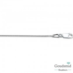 Zilveren collier slang 1,2mm 45cm