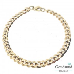 Geelgouden armband 14karaat gourmet 205.430.20