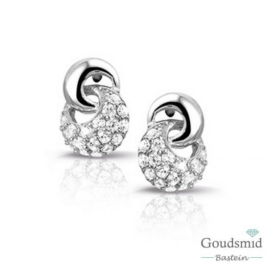 Rosa di Luca zilveren oorknoppen 625.139